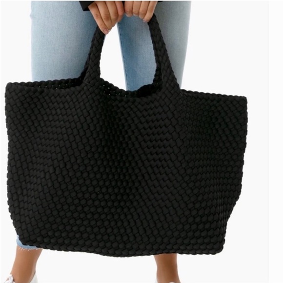 Naghedi Handbags - Naghedi Large Black St Barts Tote